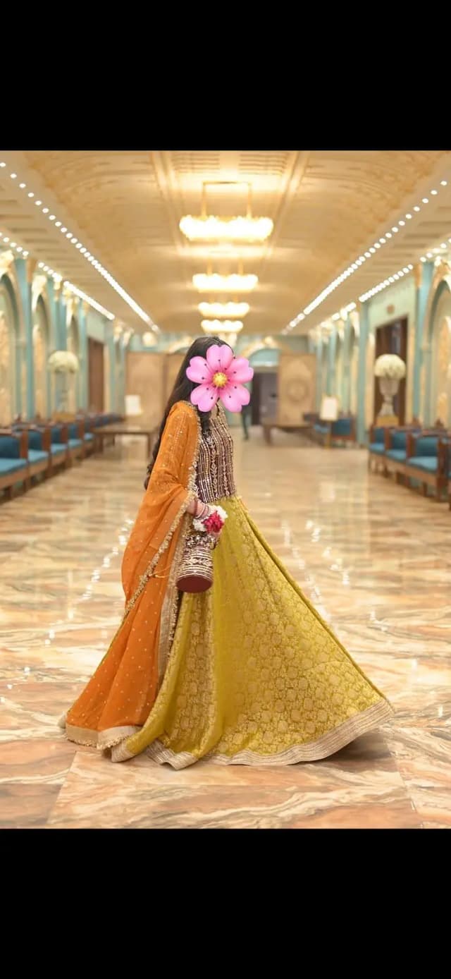 Mehndi Lehnga choli