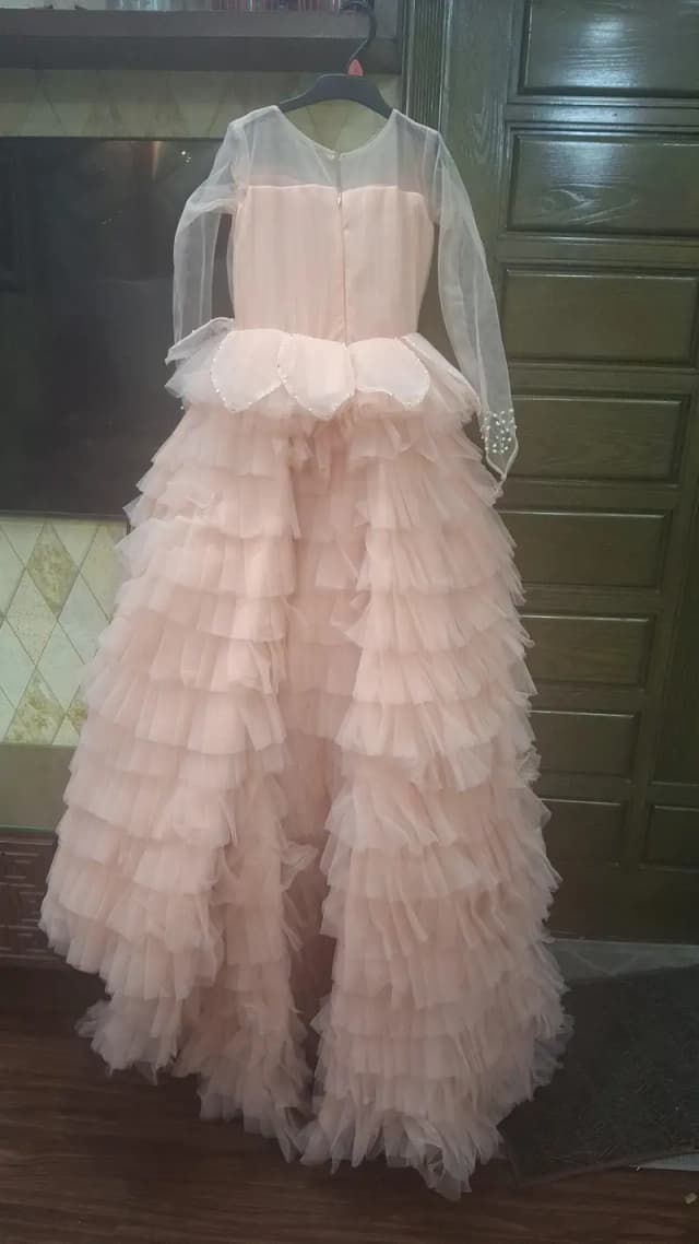 pink peach colour
