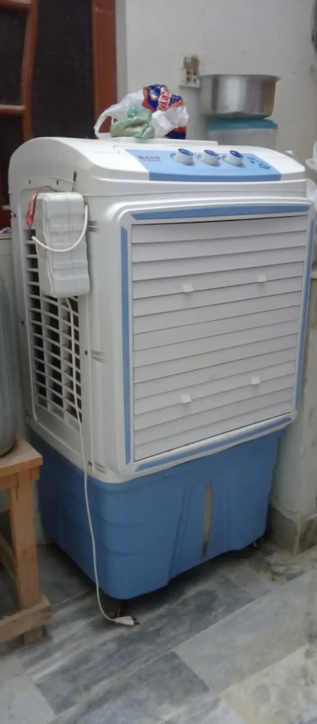 Room Air Cooler for Sale – Blue & White