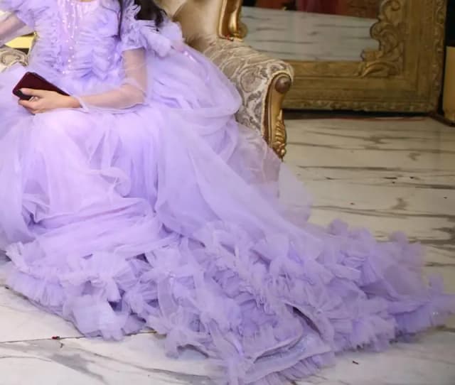 lavender frock small size 30% off