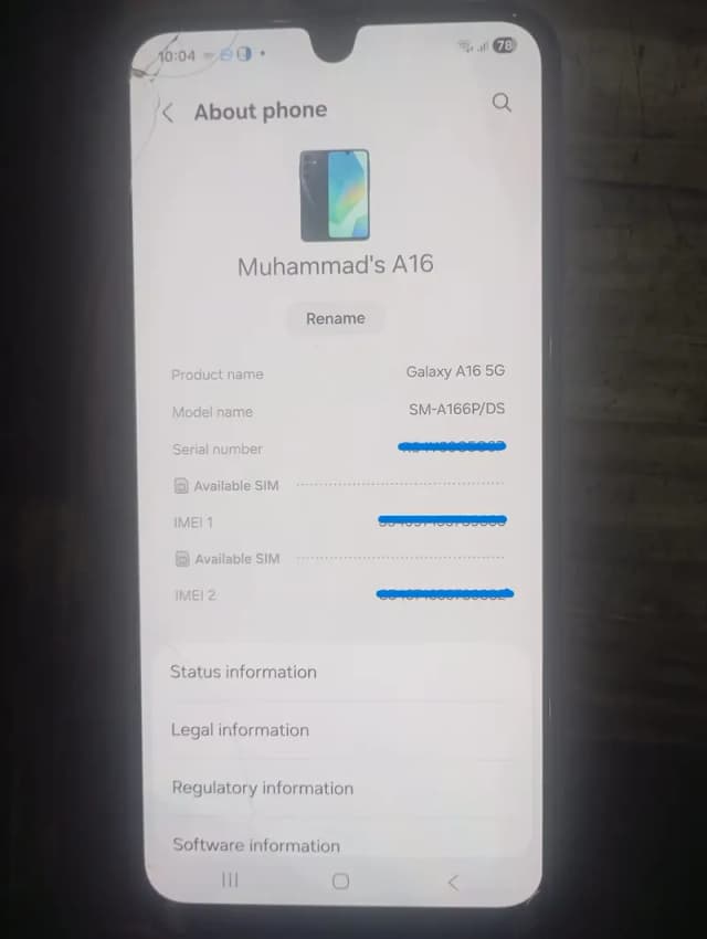 Samsung Galaxy A16 5G - 100% Original - Working Perfectly