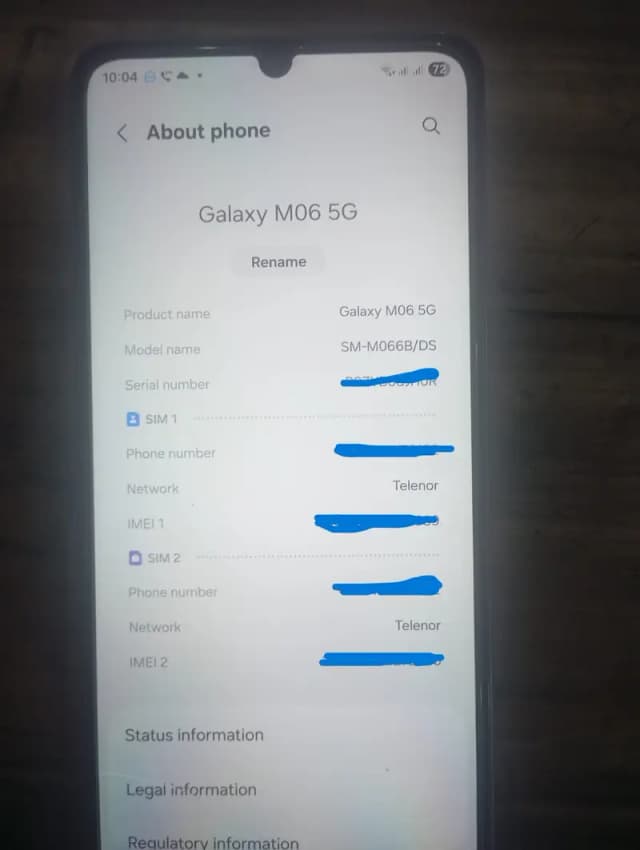 Samsung Galaxy M06 5G - Dubai Imported - 2 Months Used 10/10