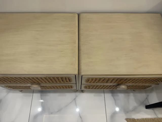 Wooden side tables
