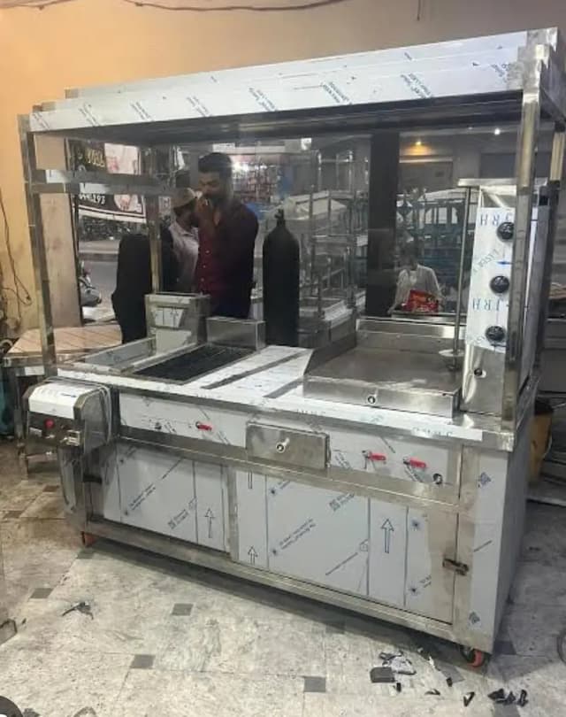 shawarma burger fryer