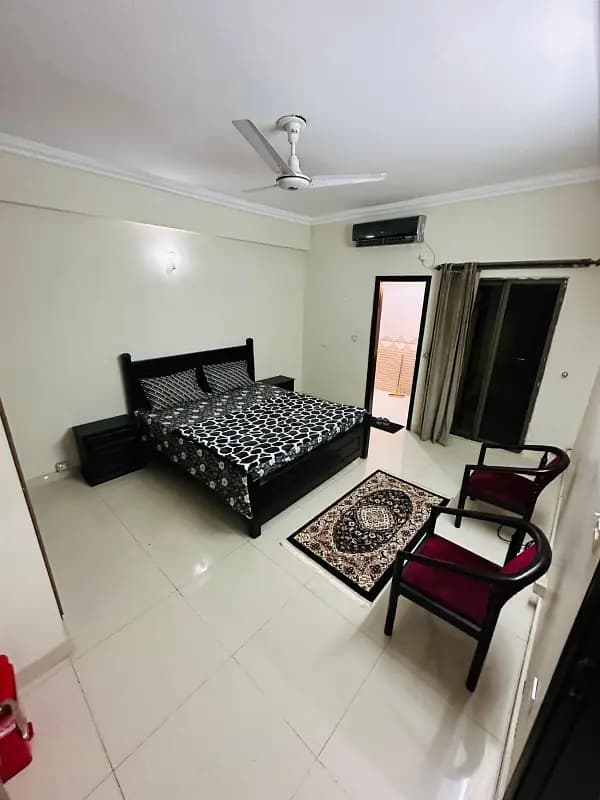 5-Marla Furnished First Floor 2 beds Dd for rent Sector H-13 Islamabad