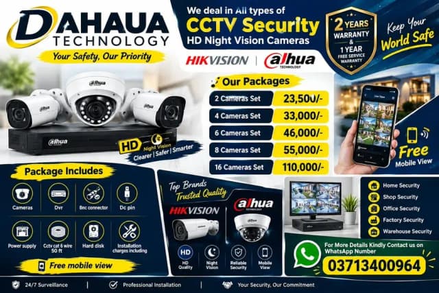 Home And Office CCTV Cameras | Installation | Security Solution