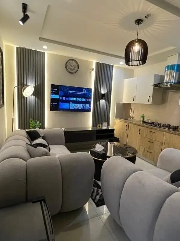 Daily& Weekly Basis One Bedroom Luxury Apartment Available For Rent Gulberg greens Islamabad