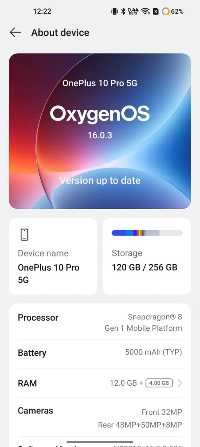 One Plus 10 Pro