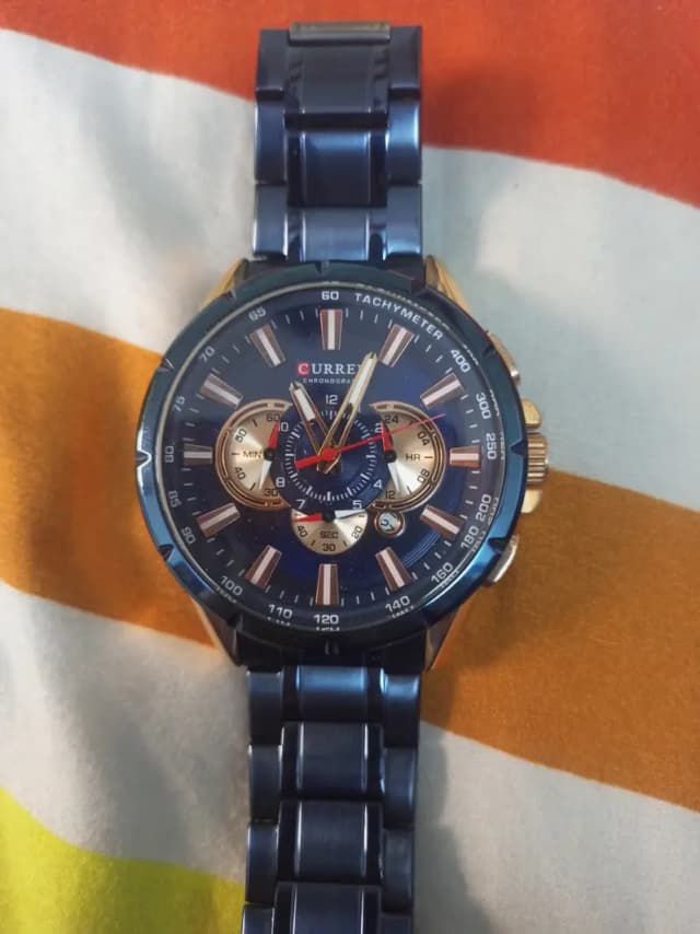 Curren Chronograph Watch (Blue Color)