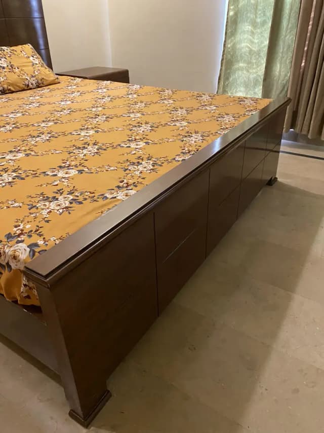 Complete Bed Set with Dressing Table and Side Tables