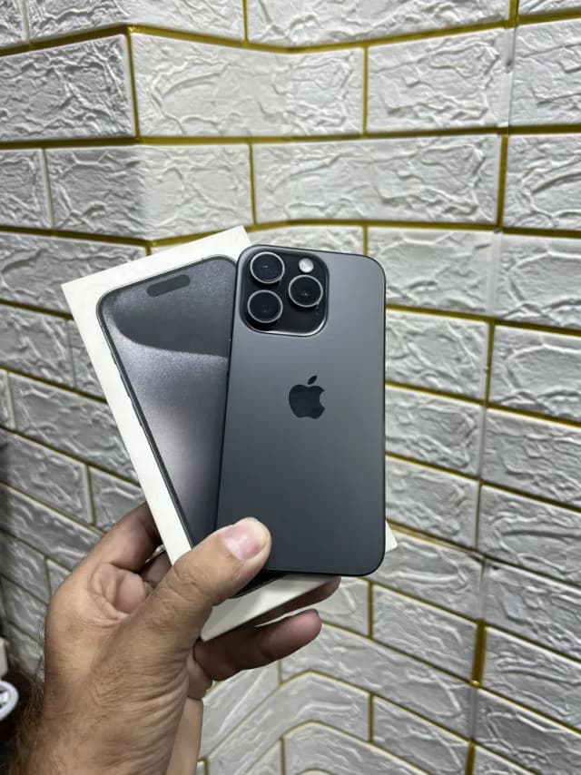 iPhone 15 Pro 256 Gb pta approved 10/10  with box