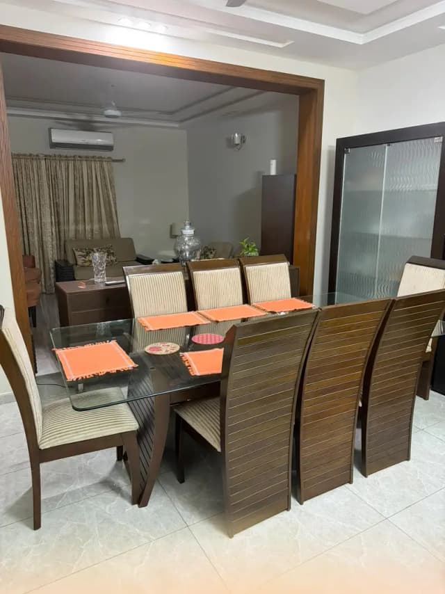 Wooden Dining Table for Sale | 8 Seater Dining Table | Solid Wooden D
