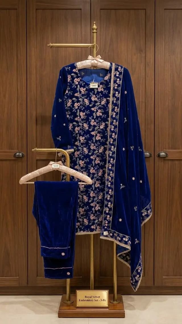 velvet 3 PC dress