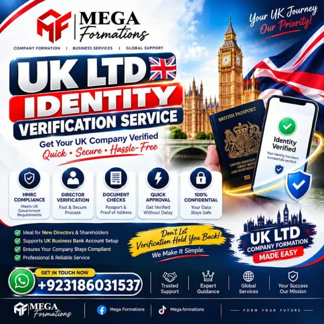 UK LTD Company Formation & Identity Verification | Business Consultan