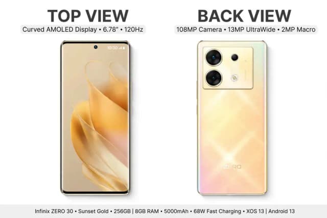 Infinix Zero 30 8/256GB - 10/10 - PTA Approved
