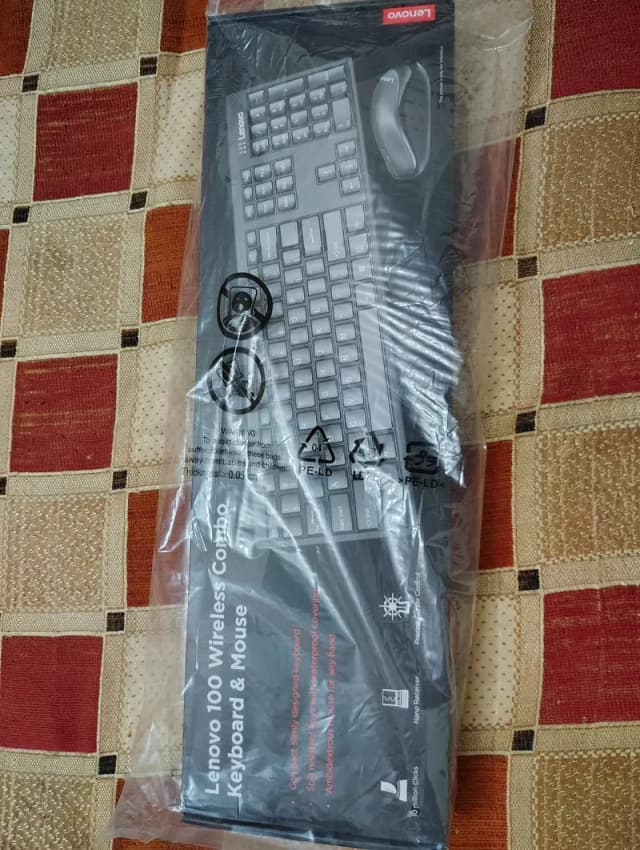 Lenovo 100 Wireless Keyboard & Mouse Combo - Brand New, Box Packed
