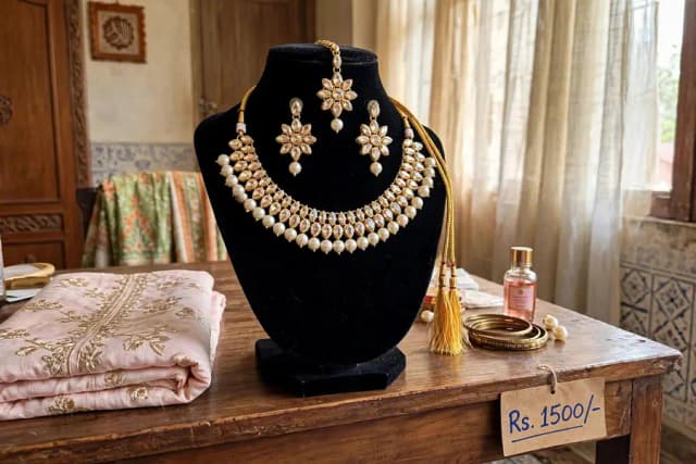 Selling used artificial jewellery