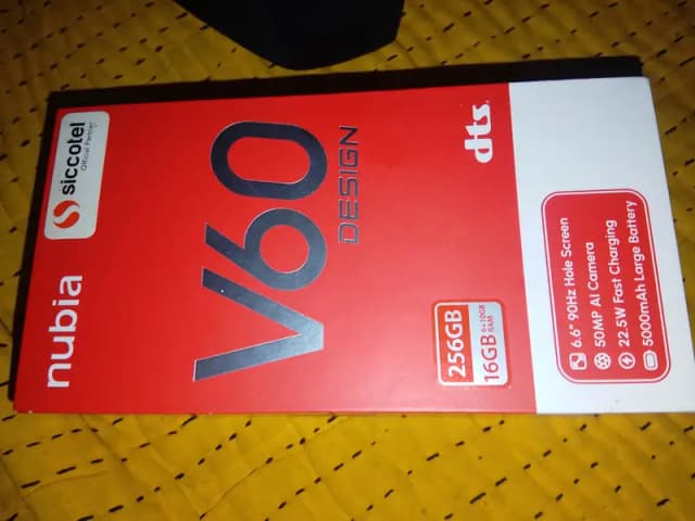 Other Mobiles Other Model NUBIA V60 DESIGN 16 256