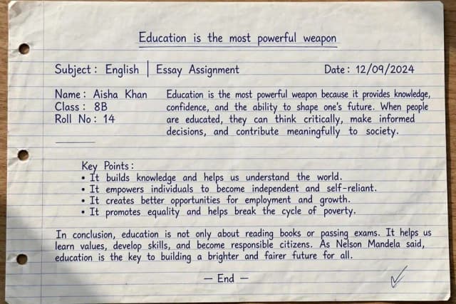 Handwritten Assignment Service For Girls - Rawalpindi