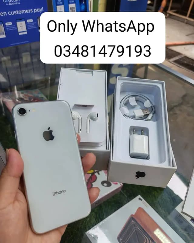Apple iPhone 8 PTA approved with box farsal