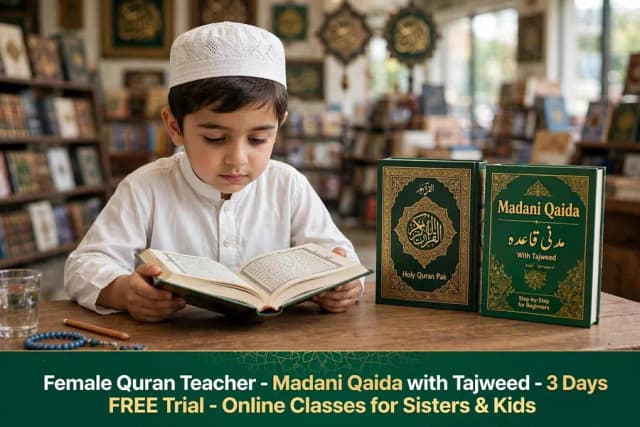 Female Quran Teacher with Tajweed - 3 Days Free Trial