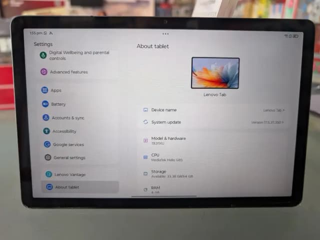 Lenovo TAb TB311XU 4G+64GB ph: 03070701030