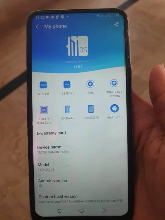 Tecno CAMON 15 Pro
