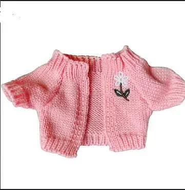 1 PCS Baby Girls Knitted Sweater Cardigan - Cute Floral Embroidery Soft Warm Winter Jacket for Toddlers R5905