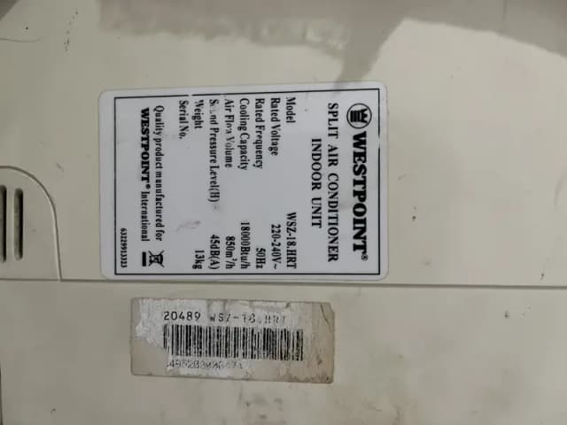WESTPOINT Split AC 1.5 Ton | In Best Working Condition