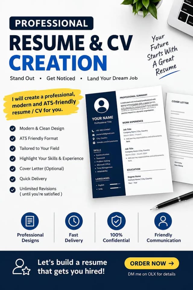 Professional Resume Writing & CV Designing Services