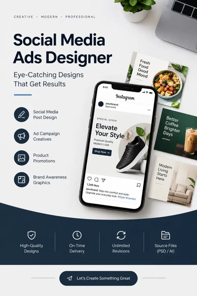 Professional Social Media Post Designer