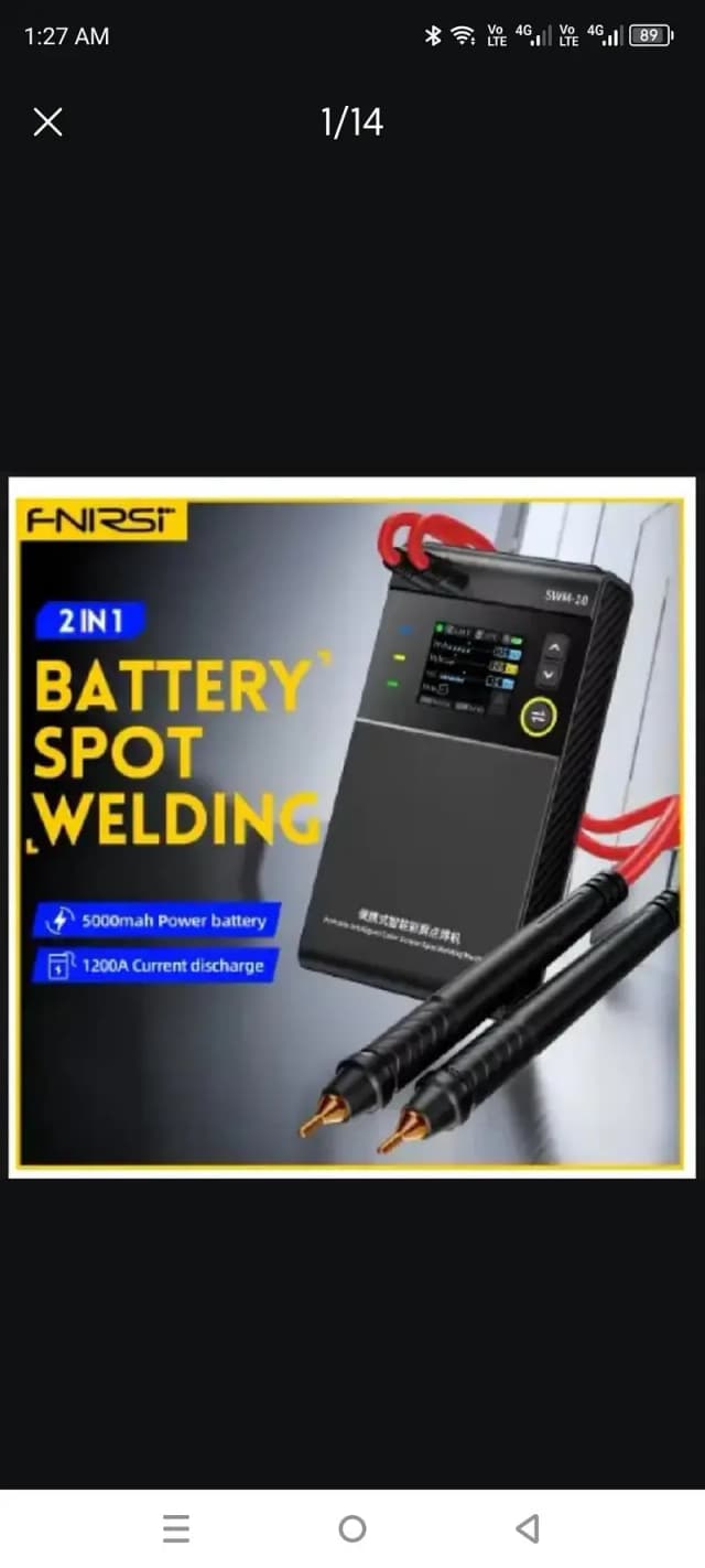 FNIRSI SWM-10 Handheld Battery Spot hand tool Welder Portable