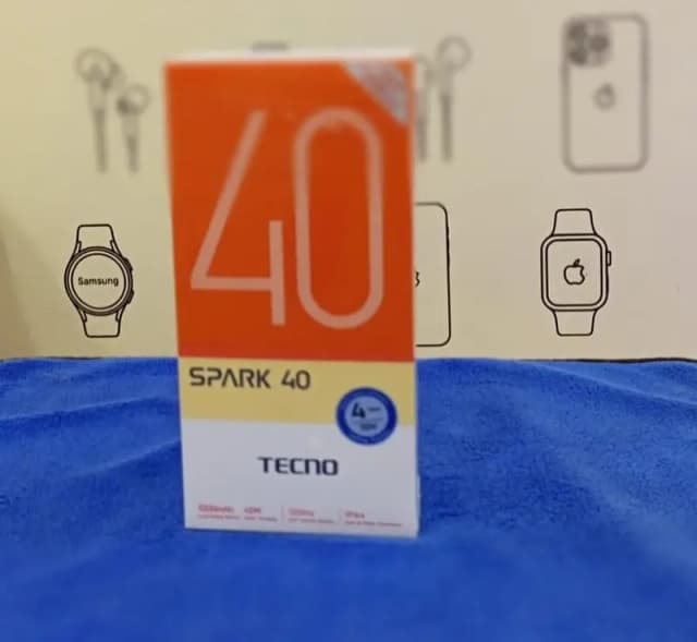 Tecno spark 40 6/128 , Grey Titanium , Box pack , warranty not active