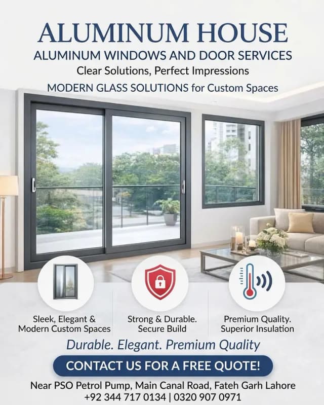 Office & Shop Glass Partitions , Glass & Aluminium Repairing services