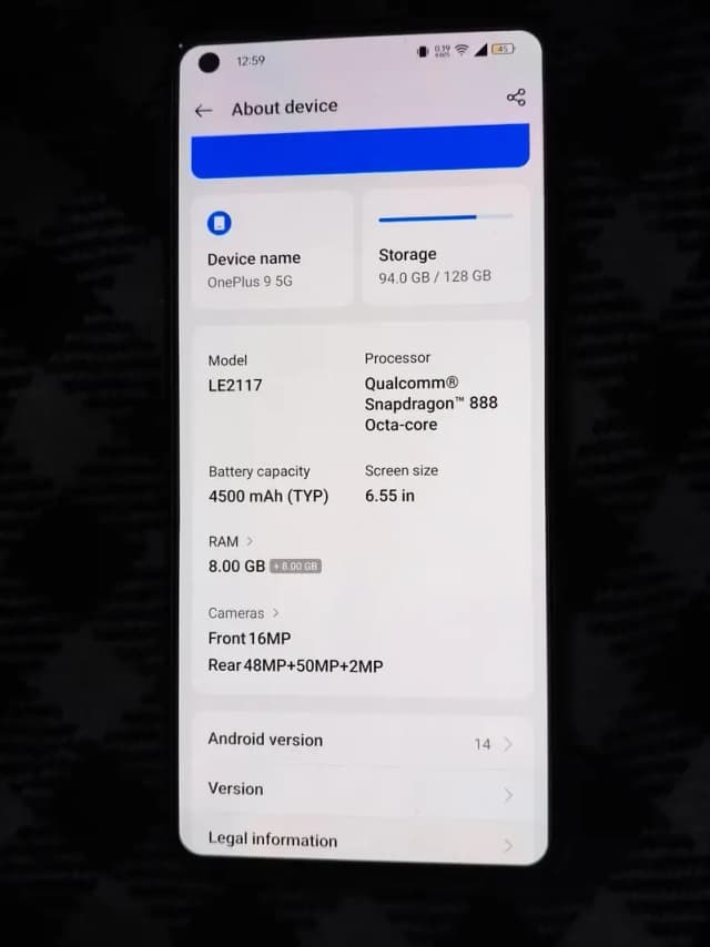 One Plus 9