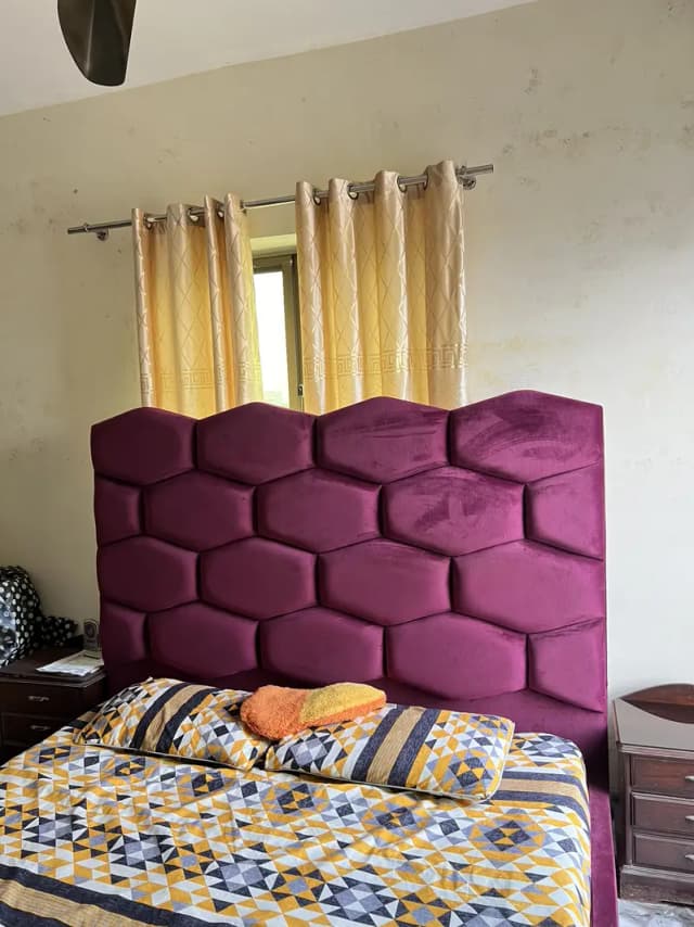 Beautiful wooden bed