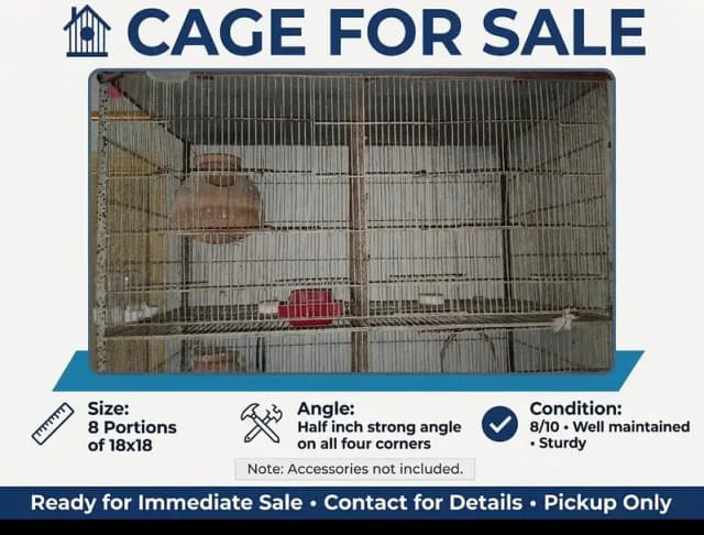 cage 8 portions for sale