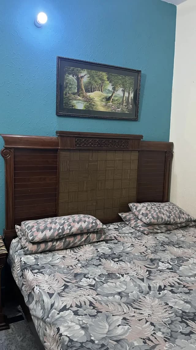 Double Bed Set King Size - Wooden Sheet