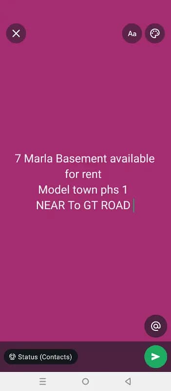 Basement available for rent in model town phs 1
