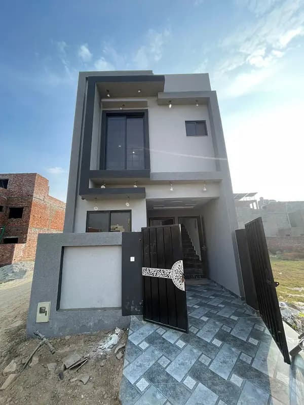Brand New 3 Marla Modern House Available for Sale in Al-Kabir Town Phase 2