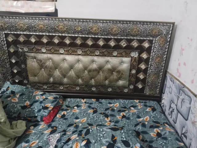 Fancy King Size Double Bed for Sale - Good Condition