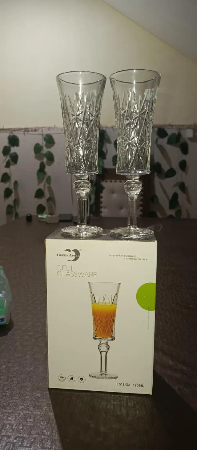 premium 2 glass set box