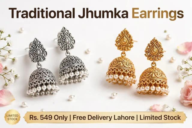traditional gold jhumka earrings new design