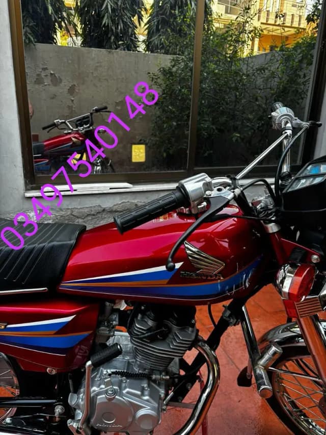 Honda 125 CG bikeWhatsApp document clear