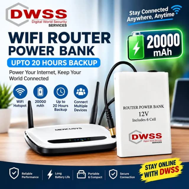 Power bank for wifi router / Rechargeable Battery Power Bank / Router