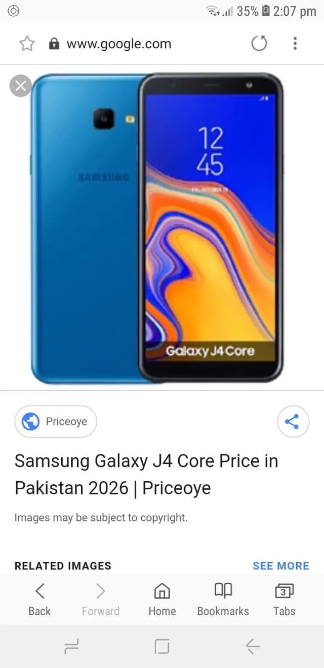 Samsung Mobile J4 Core