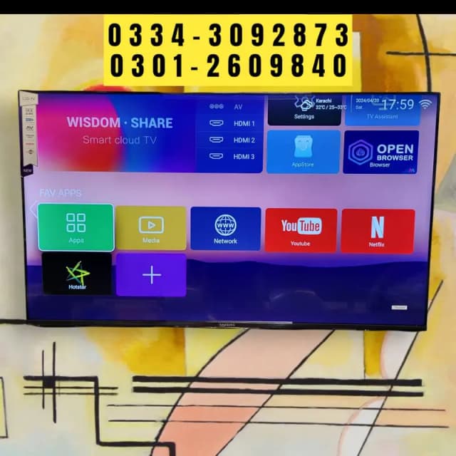 LED TV 43" 32" 48" 55" 65" 75" INCH SAMSUNG LG HISENSE TCL ANDROID 4K