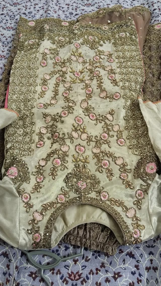 Heavy embroidered 3 piece