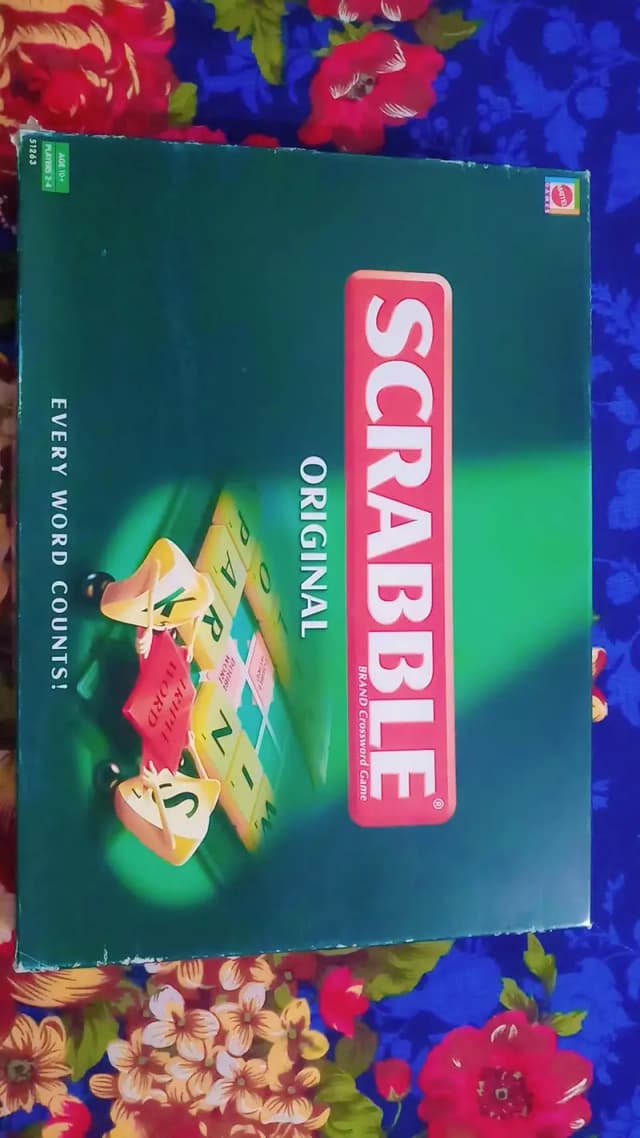 Scrabble Original - Brand Crossword Game - Mattel - Board Game