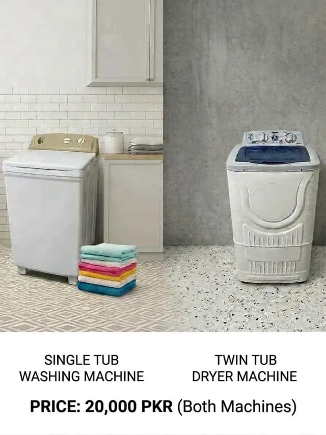 Washing machine and dryer machine for sale good condition Gulzare qai